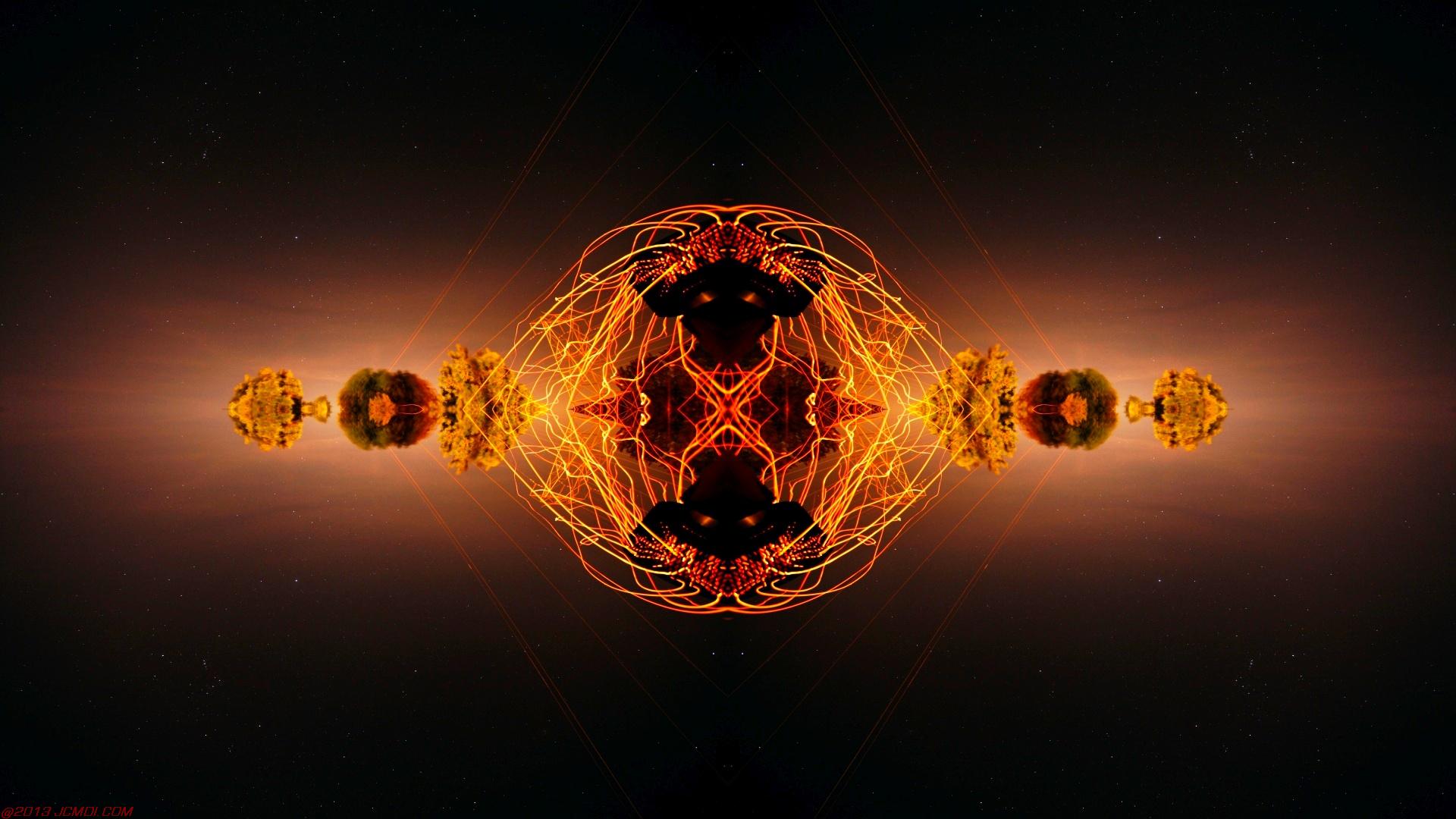 Chimney Sparks Abstract Artwork Timelapse Still Images